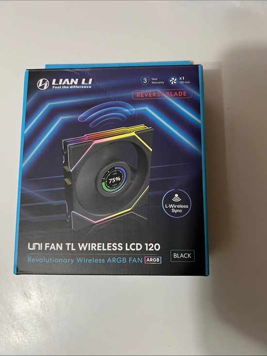 Other - Lian Li Uni Fan TL Wireless LCD 120 ARGB Fan - Black